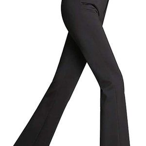 Topyy Black Flared Trousers